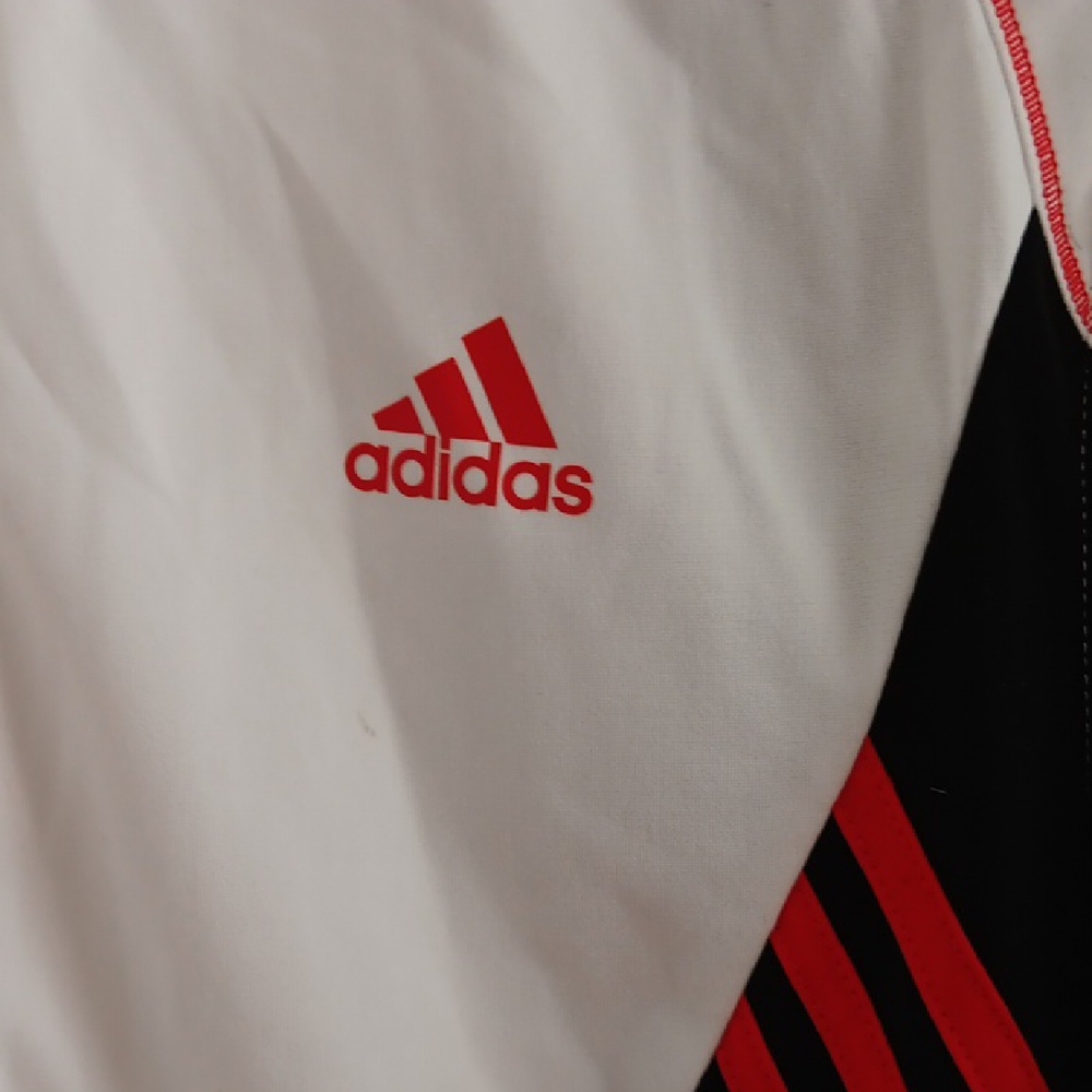 Adidas White and Black Lightweight Jacket with Athletic Cut - Picture 6 of 6